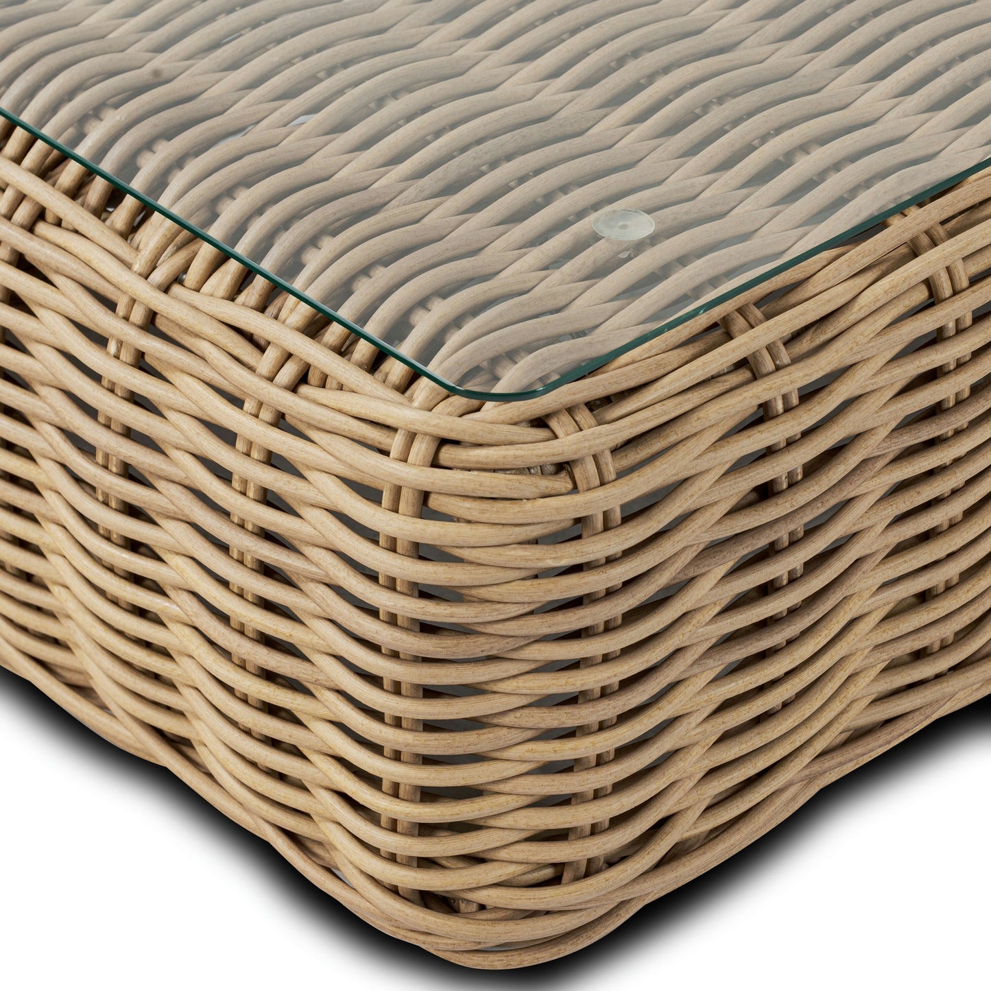 Ensemble de salon d'angle d'extérieur/terrasse Poly & Bark Puglia avec table basse