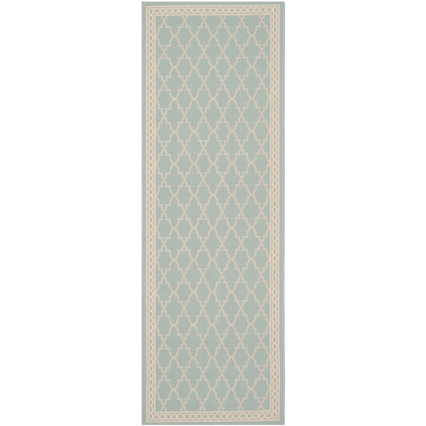SAFAVIEH Courtyard Janell Trellis Indoor/ Outdoor Waterproof Patio Backyard Rug
