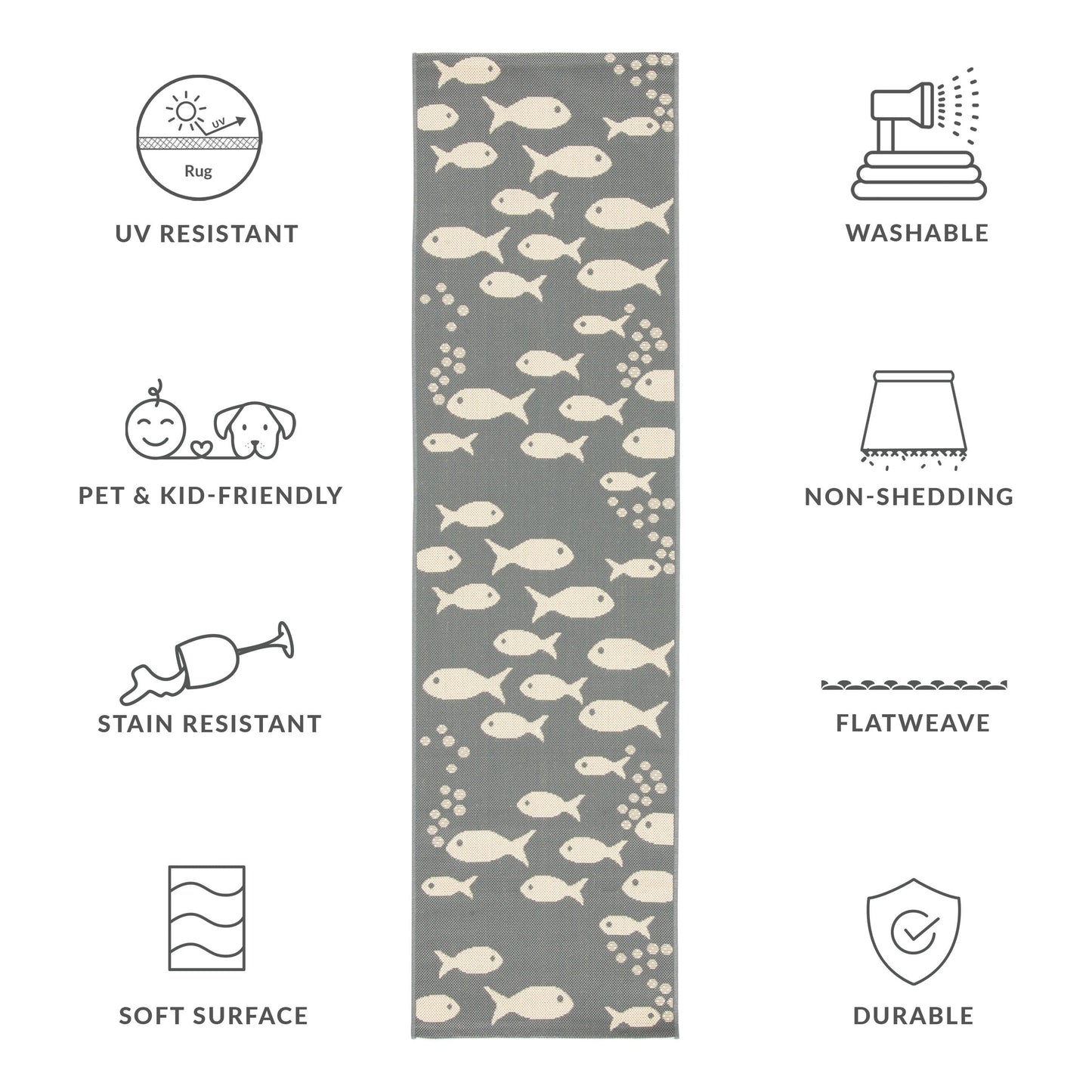 SAFAVIEH Courtyard Ragne Indoor/ Outdoor Waterproof Patio Backyard Rug