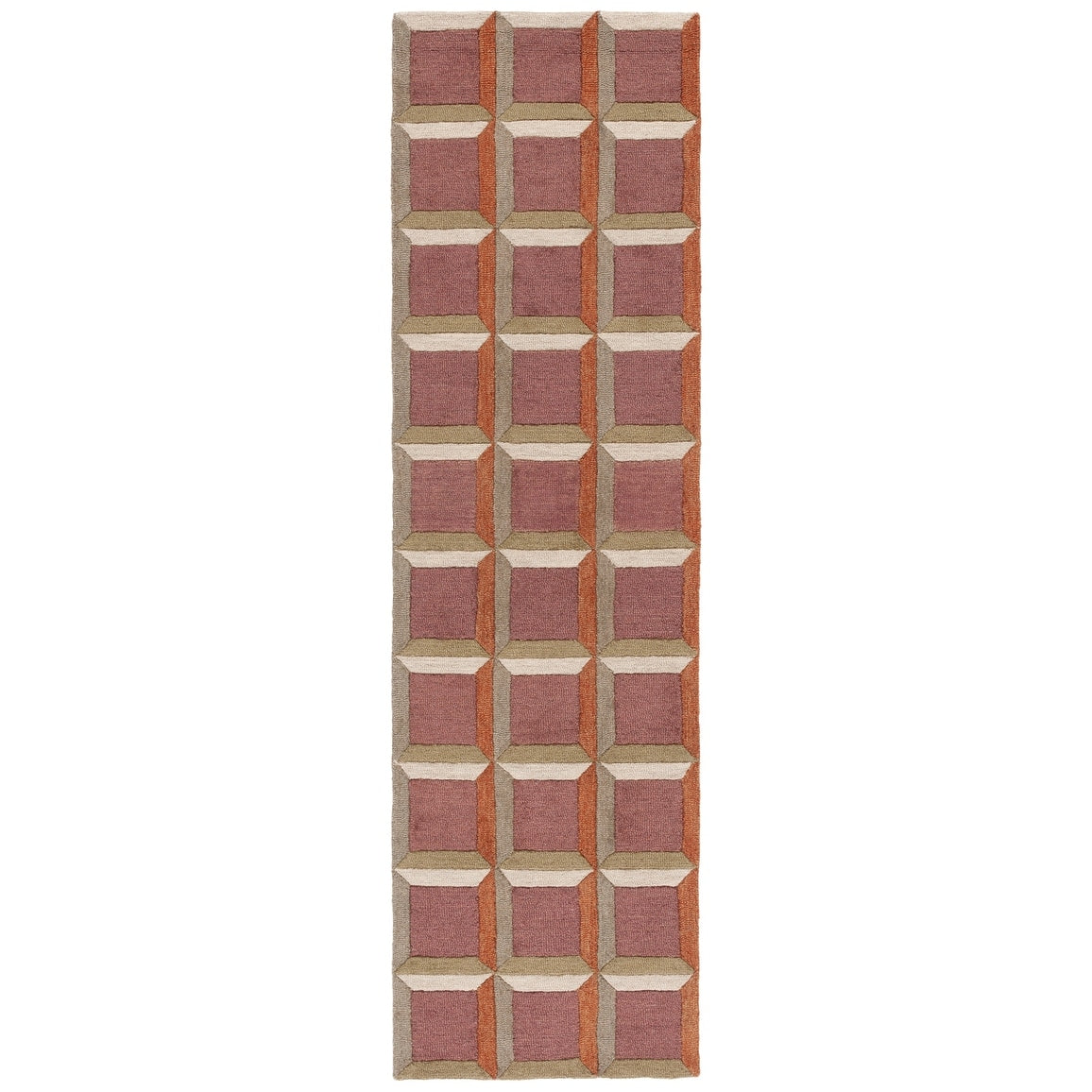 SAFAVIEH Handmade Genre Hikariko Mid-Century Modern Wool Rug