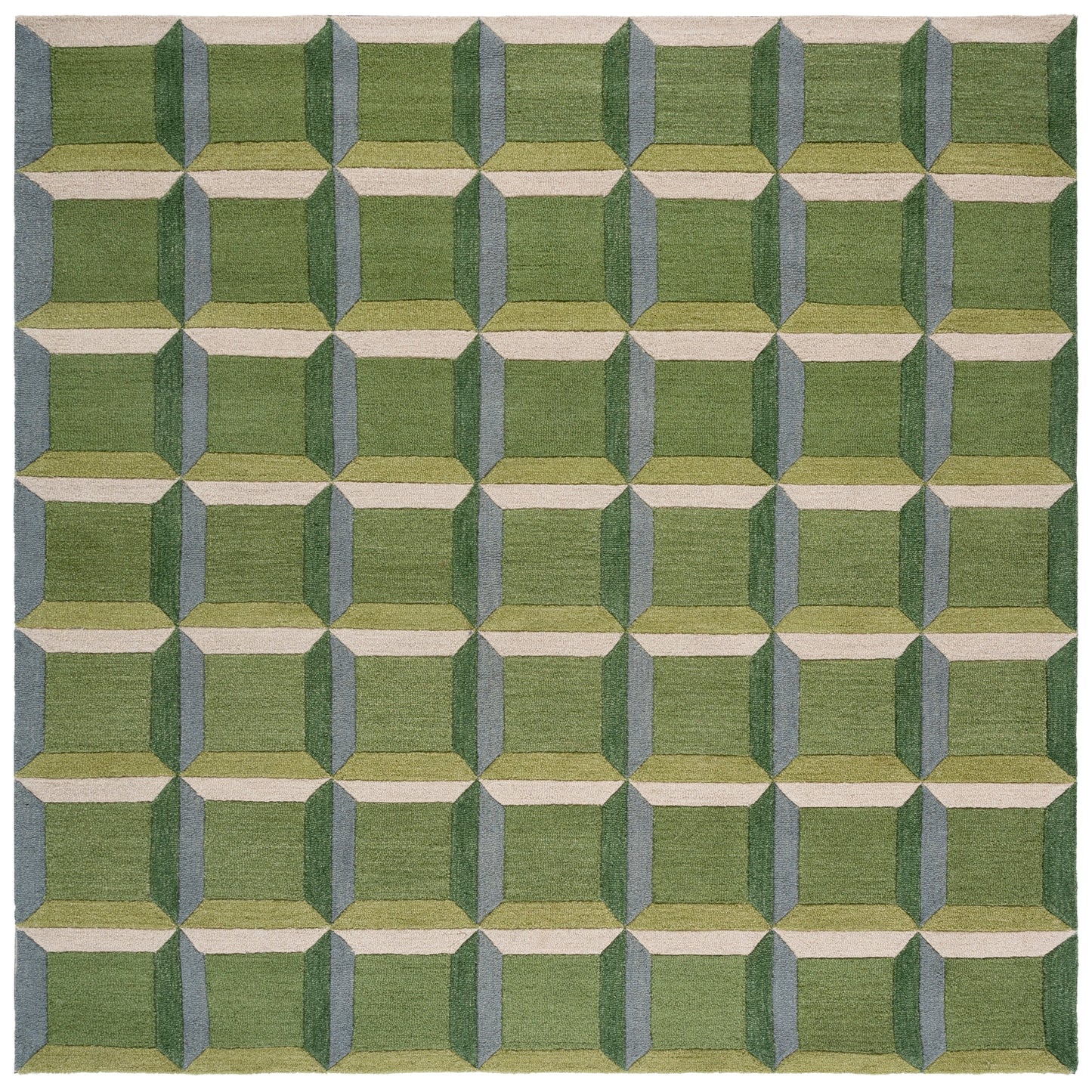 SAFAVIEH Handmade Genre Hikariko Mid-Century Modern Wool Rug