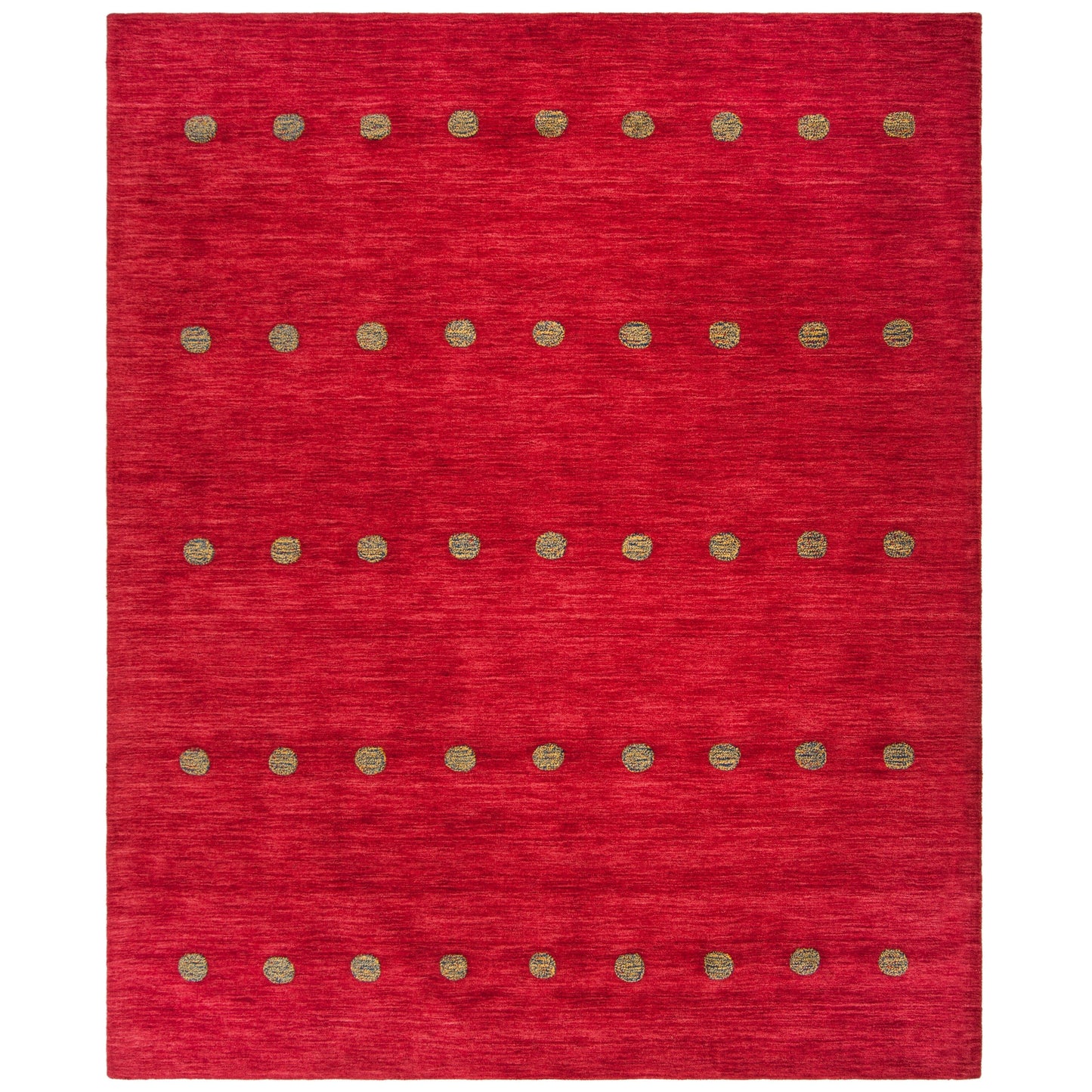 SAFAVIEH Handmade Himalaya Poppy Glossary Modern Wool Rug