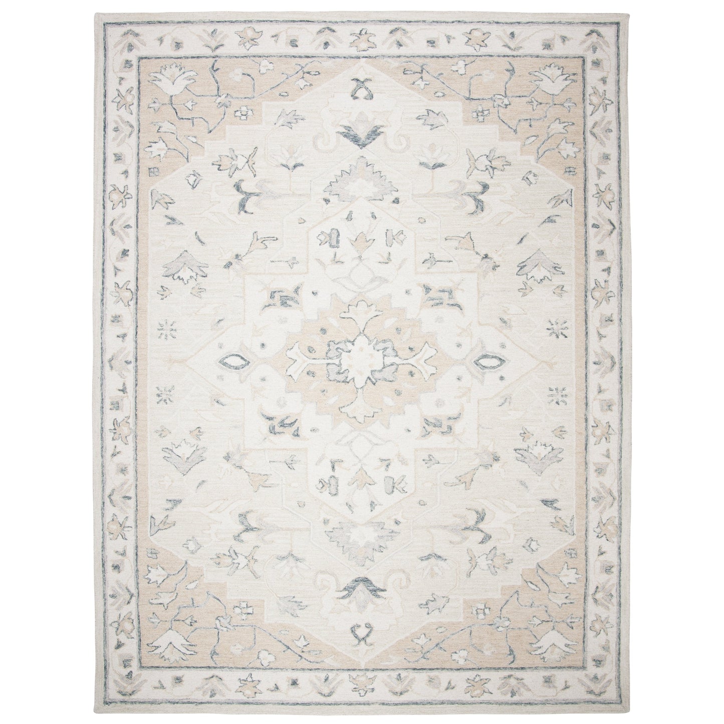 SAFAVIEH Handmade Micro-Loop Selveta Wool Rug