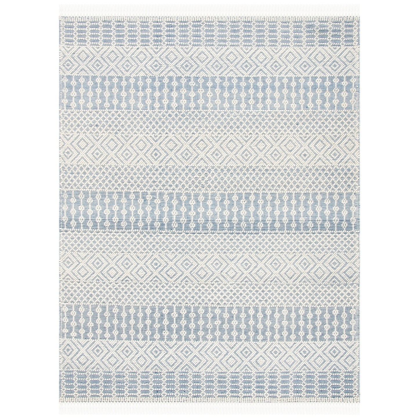 SAFAVIEH Handmade Natura Estel Wool Fringe Rug