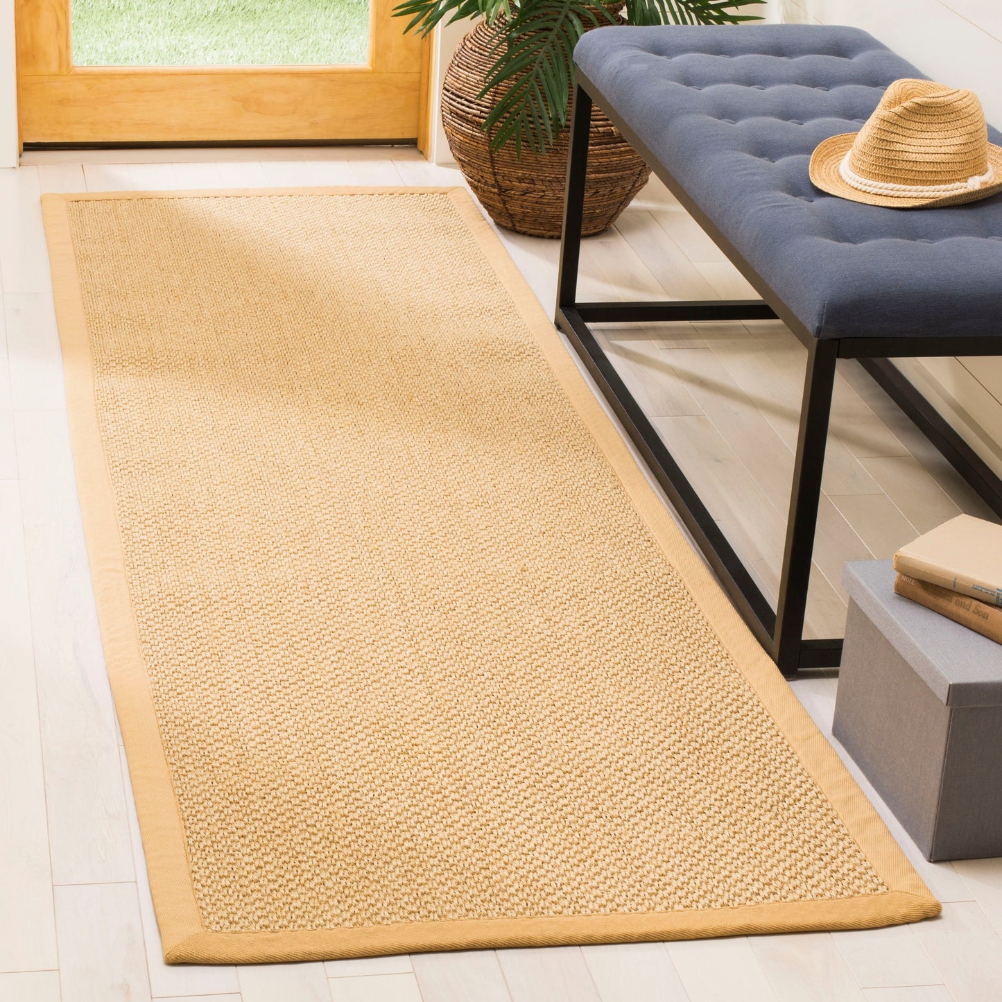 SAFAVIEH Natural Fiber Elmyra Sisal Border Rug