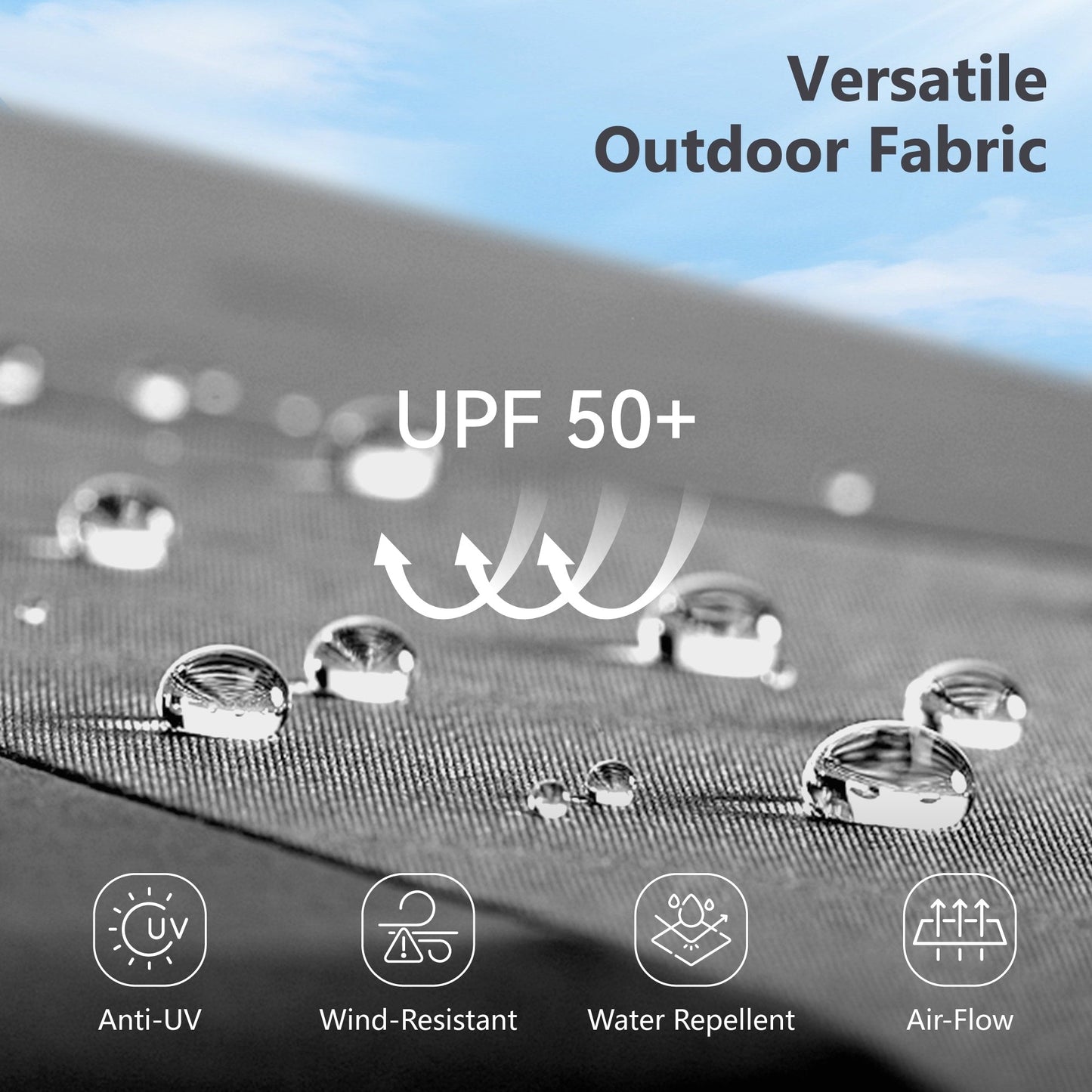 MAISON ARTS 13ft Double -Sided Patio Umbrella Extra Large with Crank