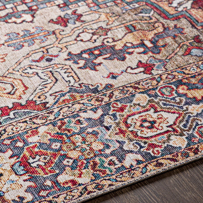 Livabliss Adenia Vintage Medallion Printed Area Rug