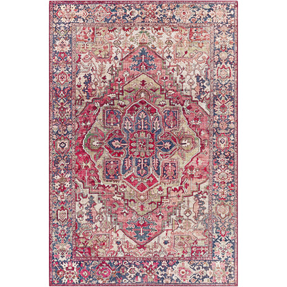 Livabliss Adenia Vintage Medallion Printed Area Rug