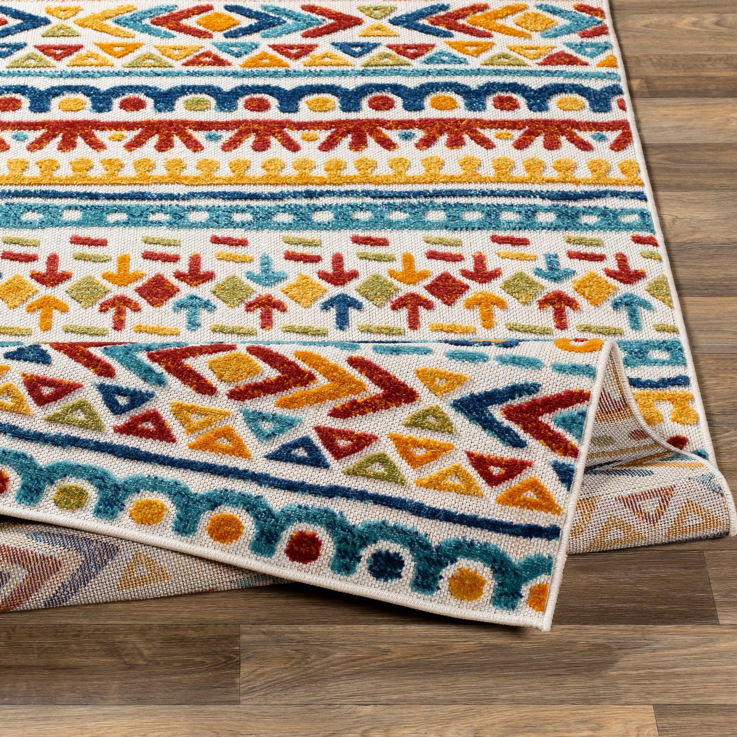 Livabliss Aldine Vibrant Boho Indoor/ Outdoor Area Rug