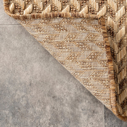 Nuloom Camryn Herringbone Indoor/Outdoor Area Rug