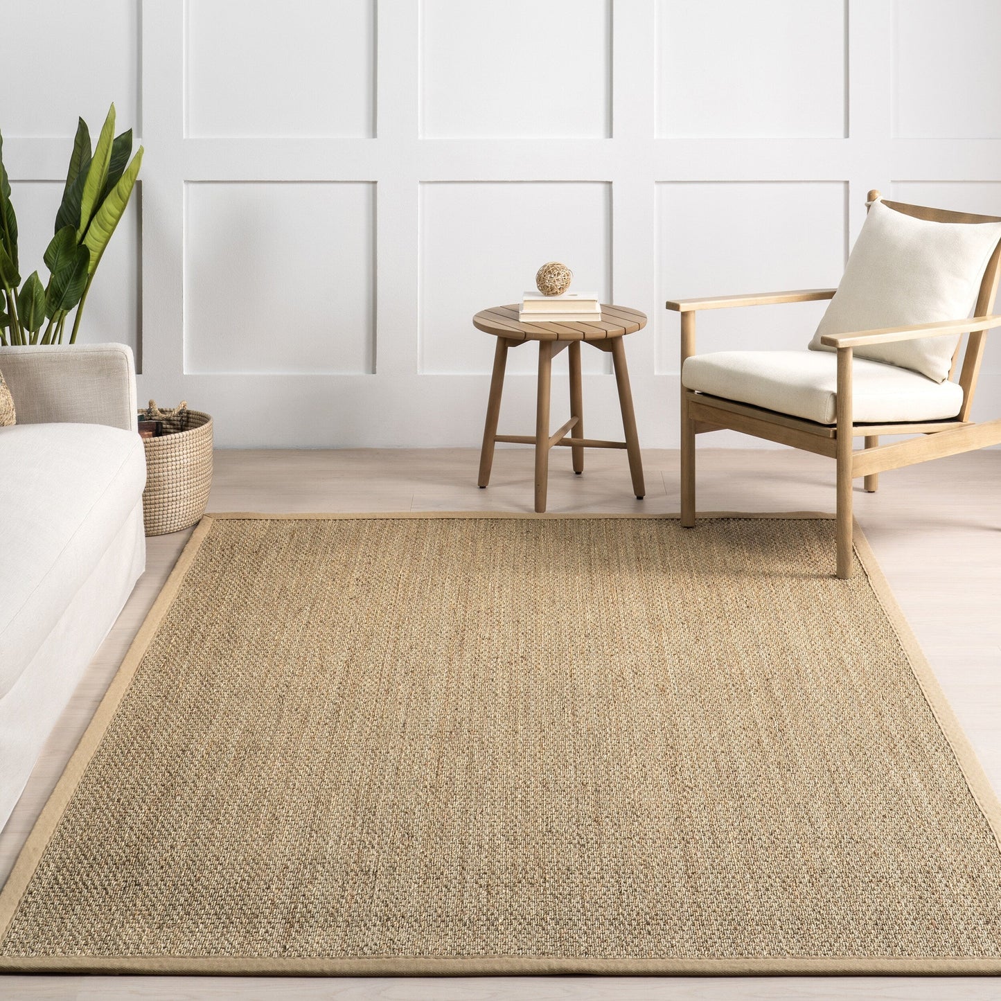 Nuloom Kiana Casual Seagrass Bordered Area Rug