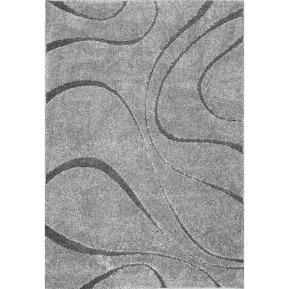 Nuloom Krista Contemporary Swirls Shag Area Rug