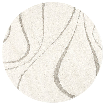 Nuloom Krista Contemporary Swirls Shag Area Rug