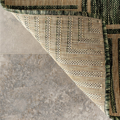 Nuloom Leah Classic Bordered Indoor/Outdoor Area Rug