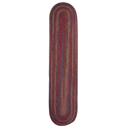Colonial Mills Worley Multicolor Rustic Braided Handcrafted Runner Rug