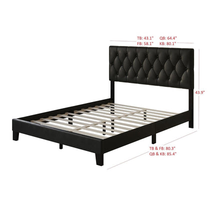 Daisy Upholstered Platform Bed