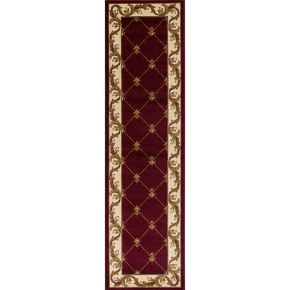Domani Classics Victorian Bordered Trellis Area Rug