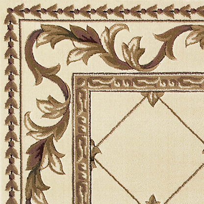 Domani Classics Victorian Bordered Trellis Area Rug