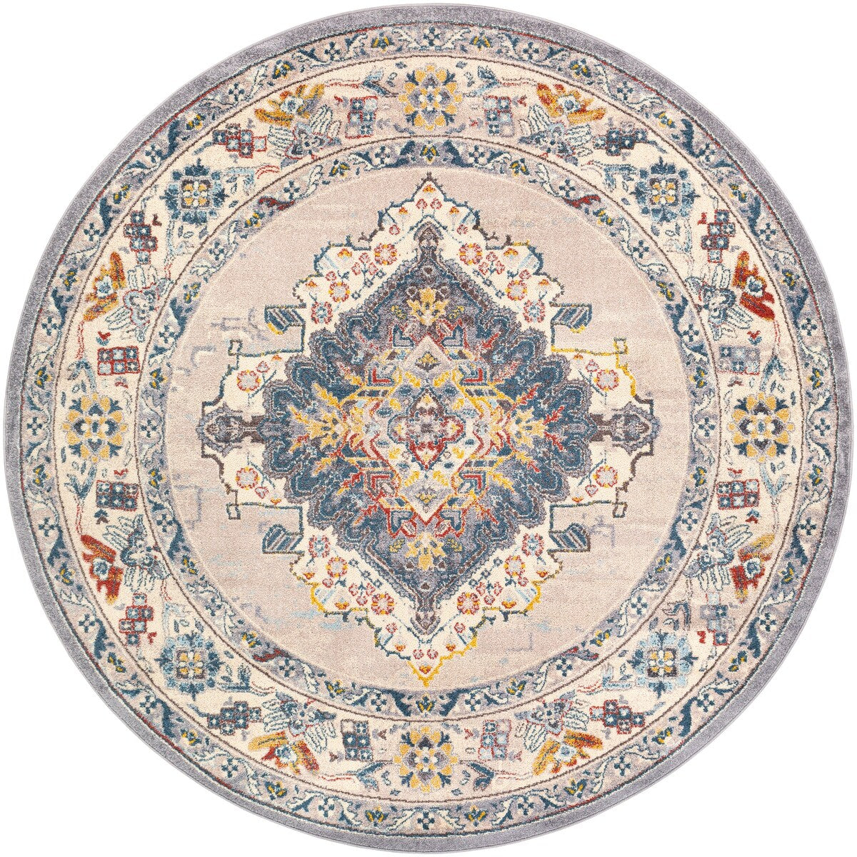 Livabliss Elmas Traditional Persian Medallion Area Rug