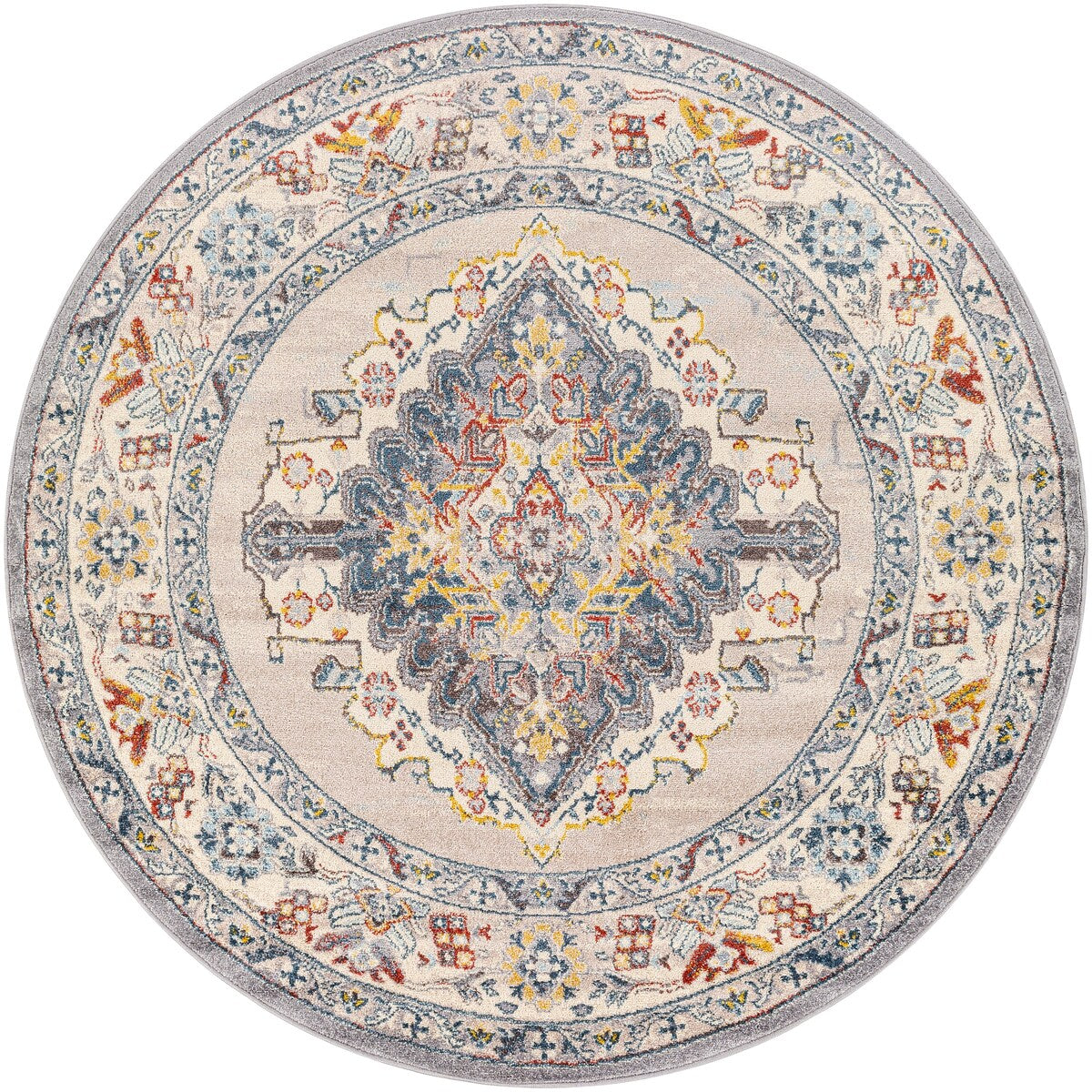 Livabliss Elmas Traditional Persian Medallion Area Rug
