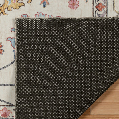 Gertmenian Crystal Print Washable Digital Printed Flat Pile Polyester Slip Resistant Area Rug Collection