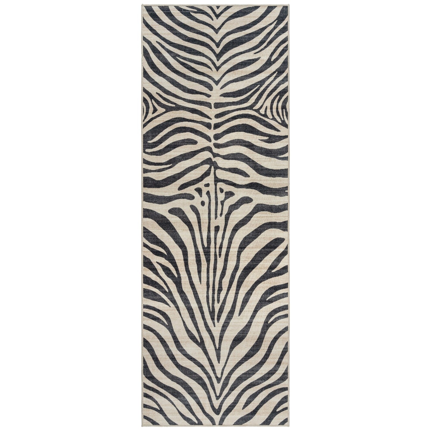 Gertmenian Crystal Print Washable Digital Printed Flat Pile Polyester Slip Resistant Area Rug Collection