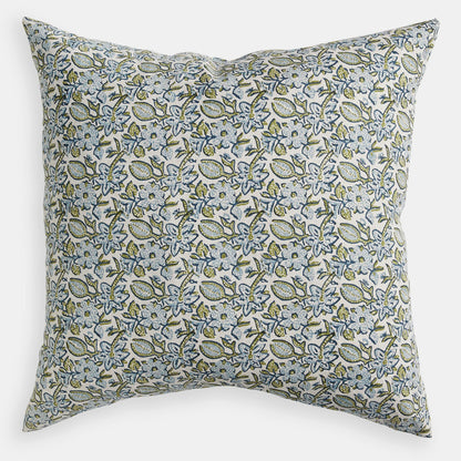 Coussin carré Krabi Moss Azure