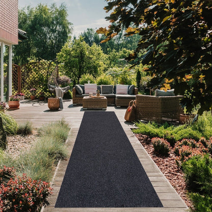 High-Quality Indoor/Outdoor Custom Size Carpet Runner Rug with Non-Slip PVC Backing 36'' wide x your choice of lenght