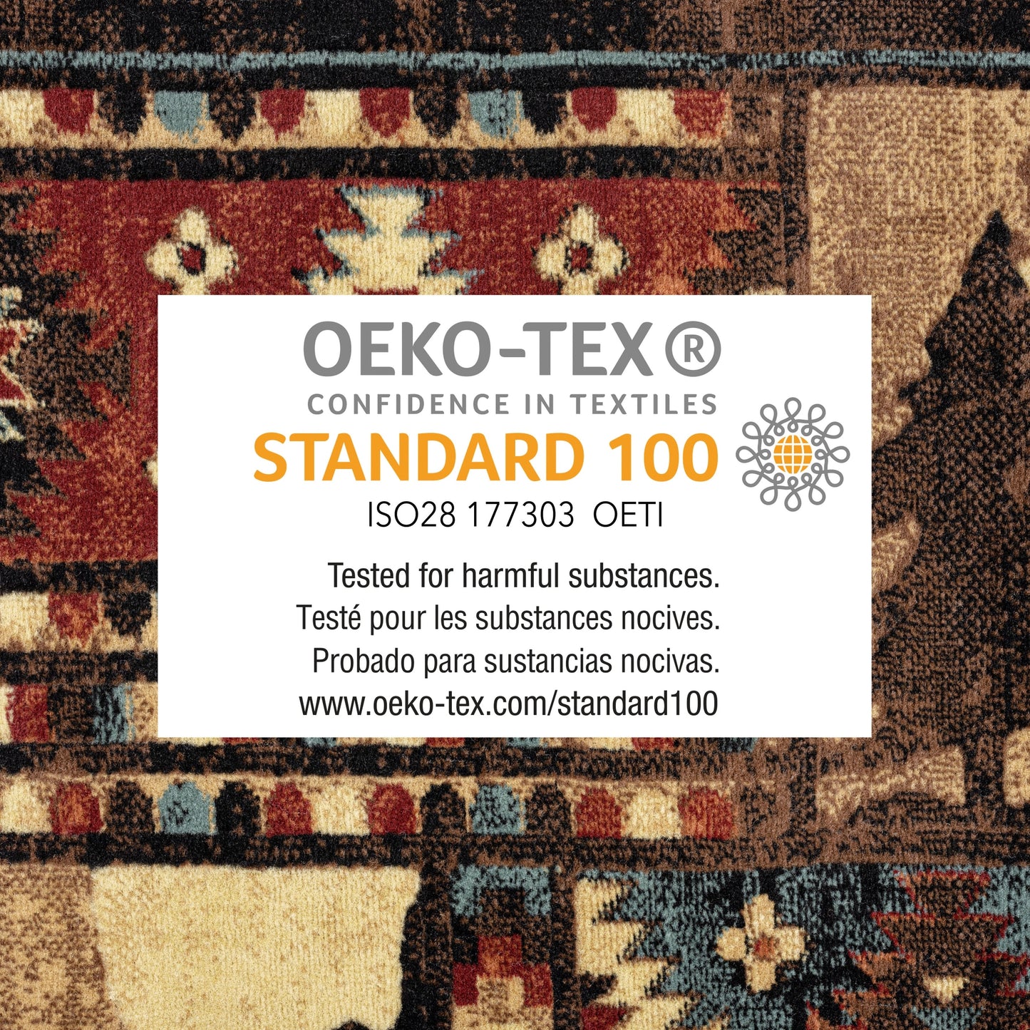 Home Dynamix Buffalo Bear Rustic Area Rug