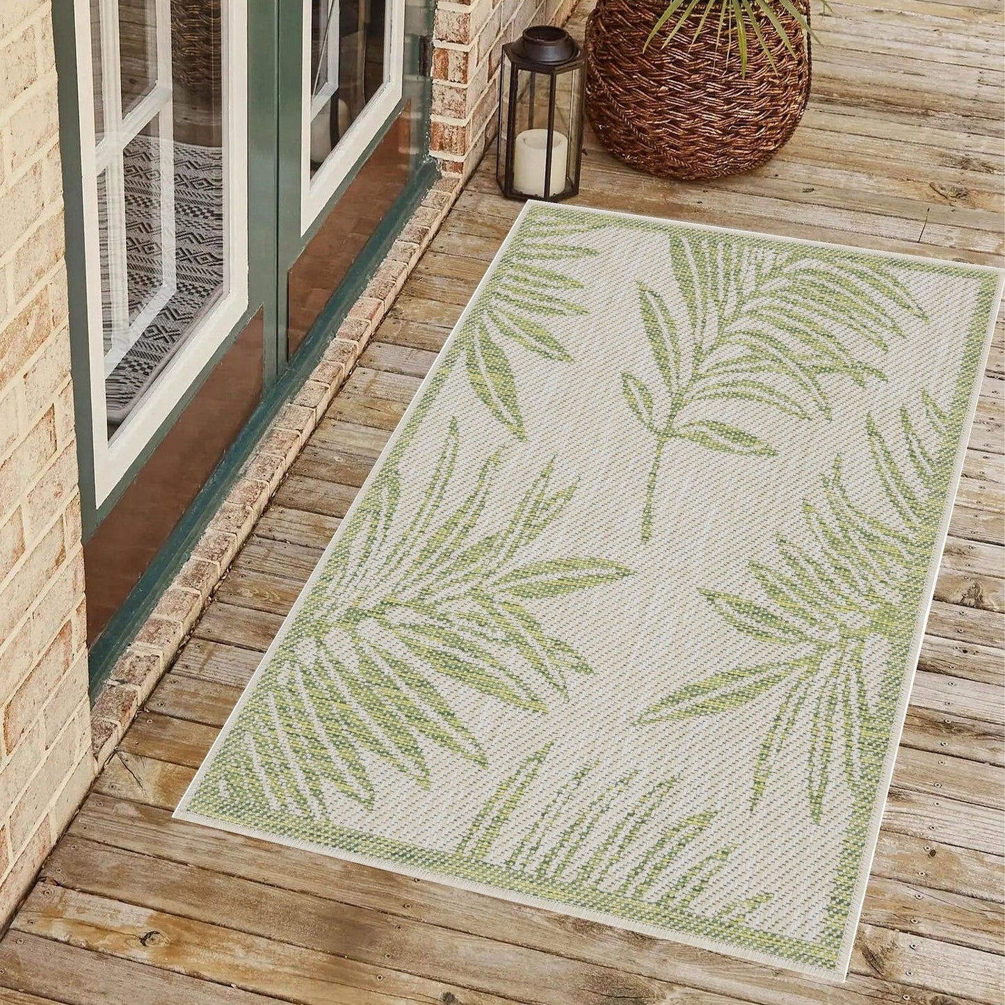 Indoor/Outdoor Area Rug/ Runner/ Doormat -Machine Washable, Weather and UV Resistant-Waterproof-Liana