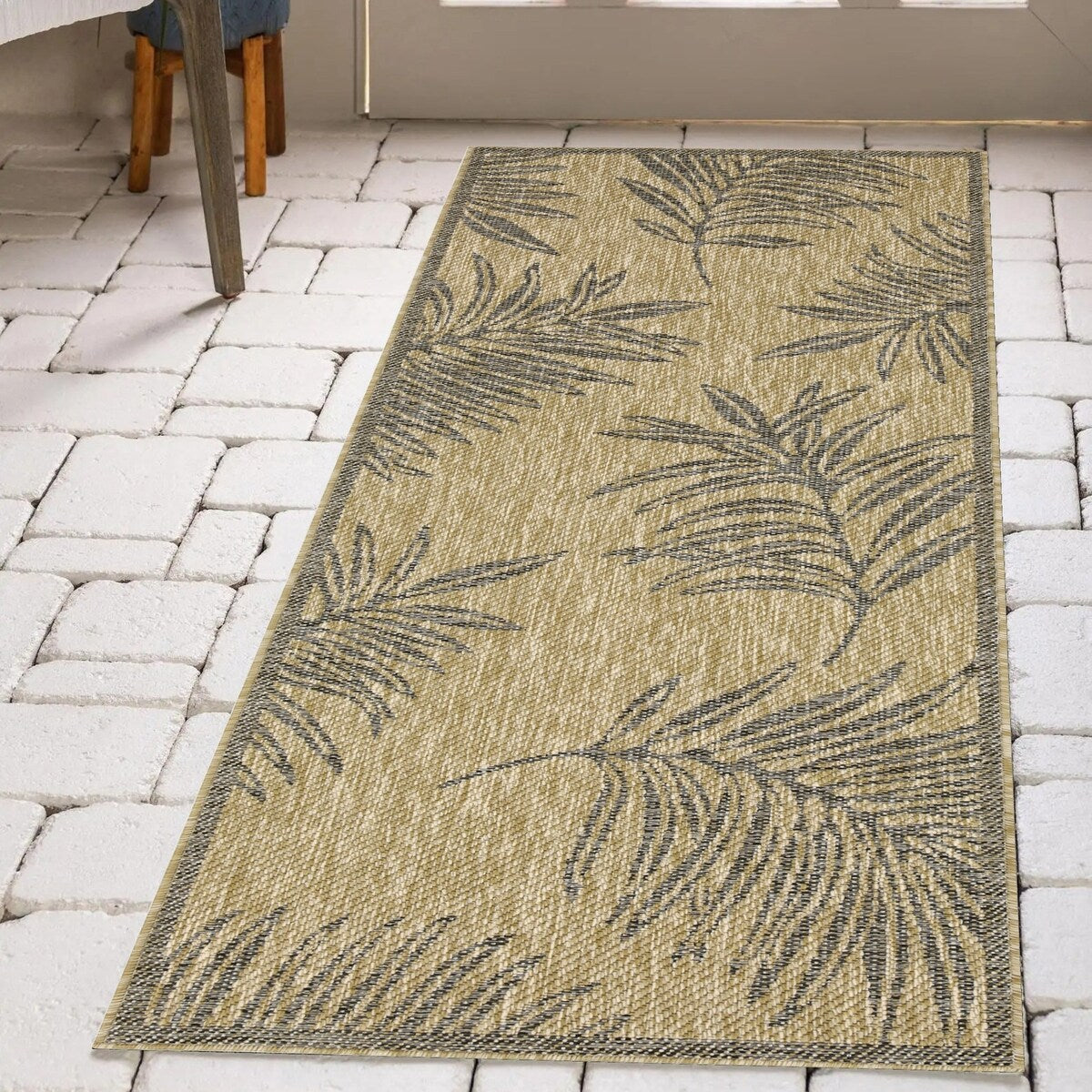 Indoor/Outdoor Area Rug/ Runner/ Doormat -Machine Washable, Weather and UV Resistant-Waterproof-Liana