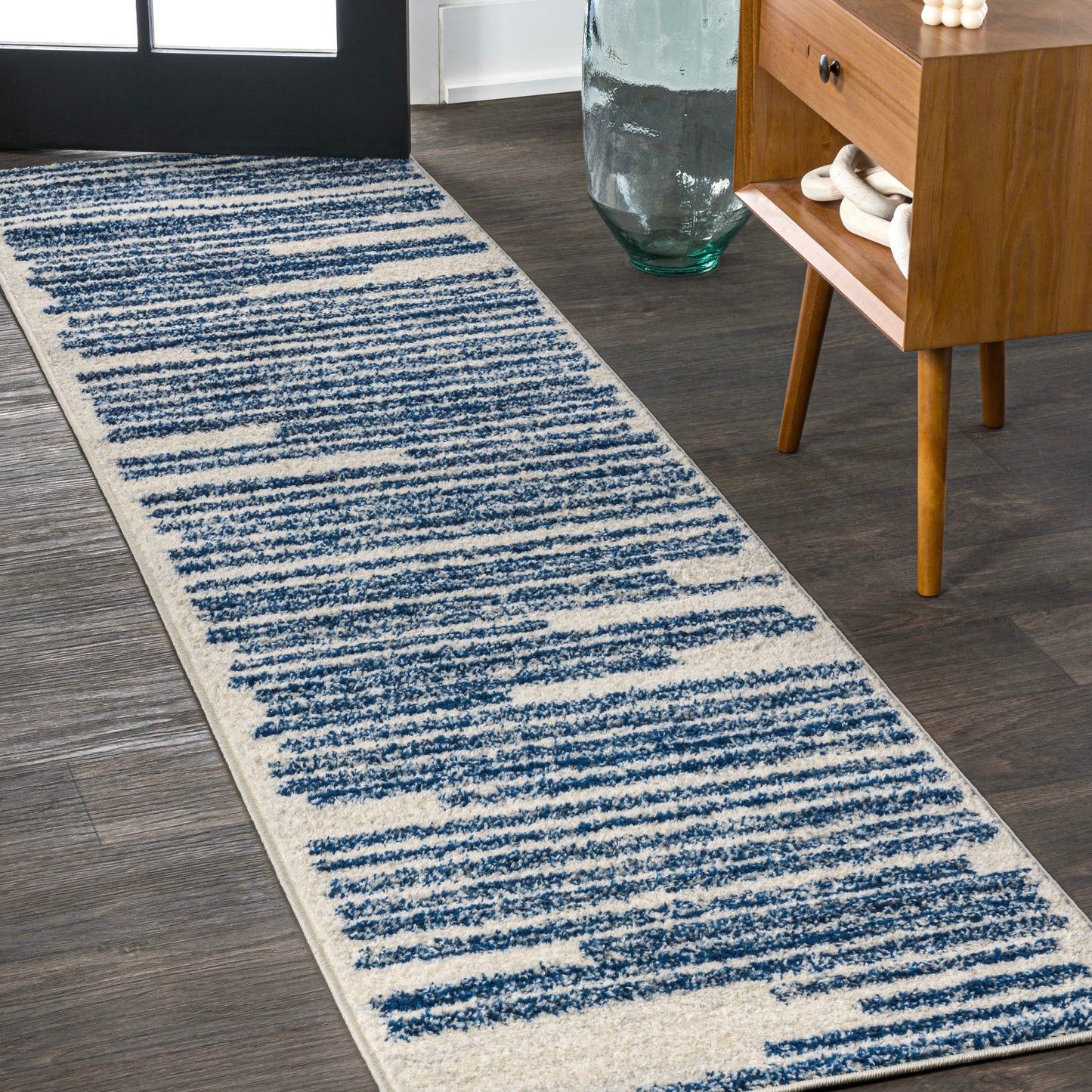JONATHAN Y Aksil Modern Berber Stripe Area Rug