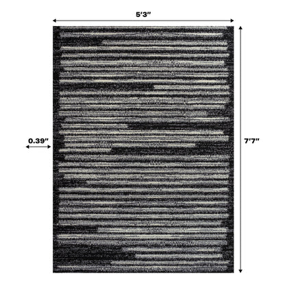 JONATHAN Y Aksil Modern Berber Stripe Area Rug