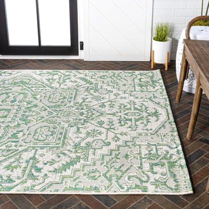 JONATHAN Y Charleston Medallion Indoor/Outdoor Area Rug