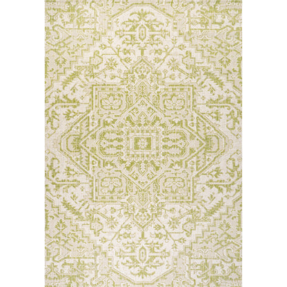 JONATHAN Y Charleston Medallion Indoor/Outdoor Area Rug