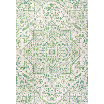 JONATHAN Y Charleston Medallion Indoor/Outdoor Area Rug