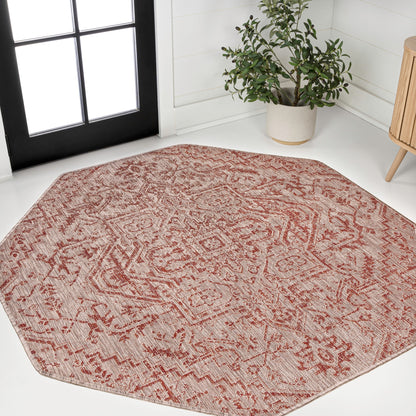 JONATHAN Y Charleston Medallion Indoor/Outdoor Area Rug