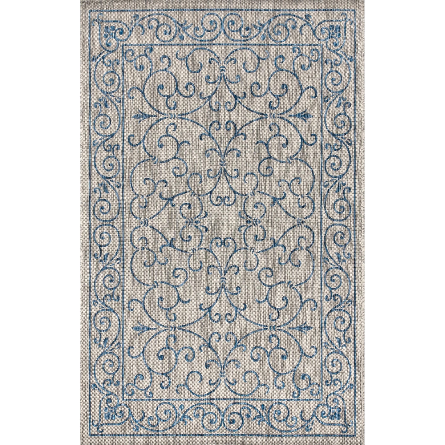 JONATHAN Y Filigree Textured Weave Indoor/Outdoor Area Rug