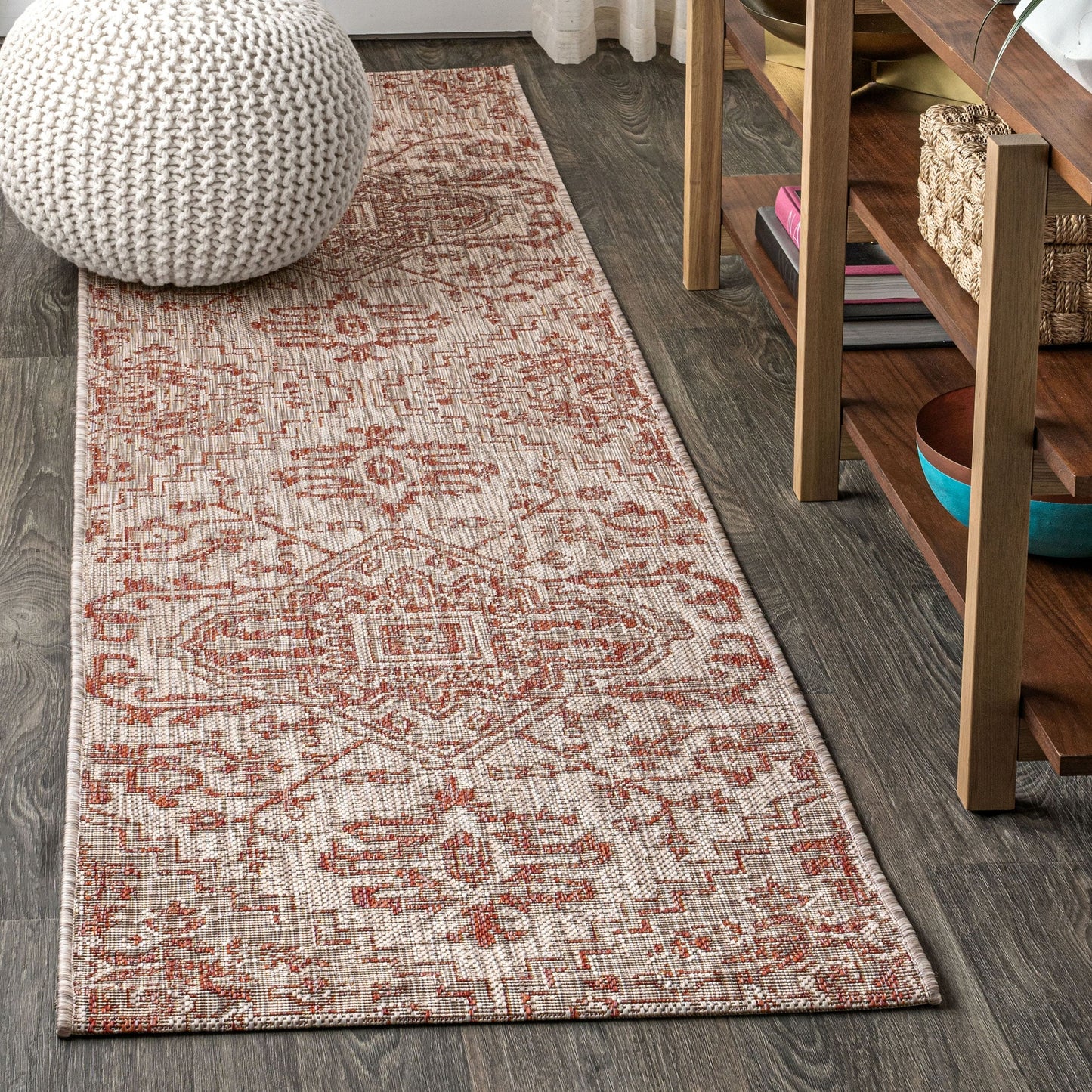 JONATHAN Y Charleston Medallion Indoor/Outdoor Area Rug