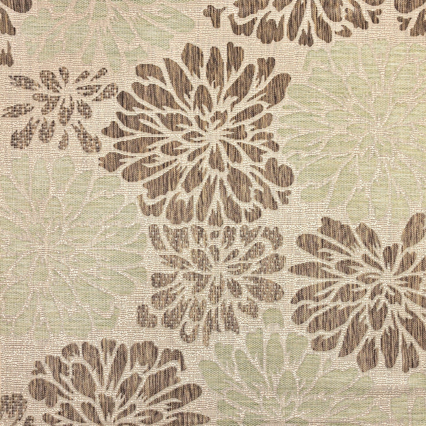 JONATHAN Y Floral Textured Weave Indoor/Outdoor Area Rug