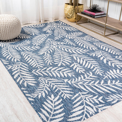 JONATHAN Y Galon Palm Frond Indoor/Outdoor Area Rug