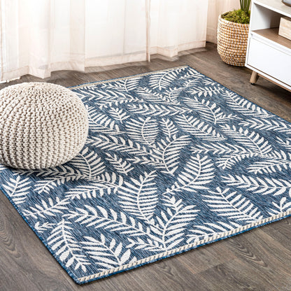 JONATHAN Y Galon Palm Frond Indoor/Outdoor Area Rug