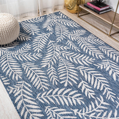 JONATHAN Y Galon Palm Frond Indoor/Outdoor Area Rug