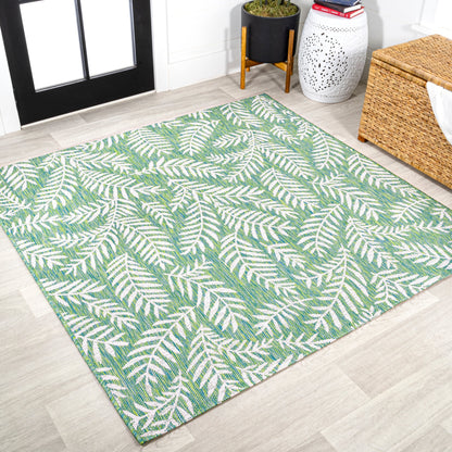 JONATHAN Y Galon Palm Frond Indoor/Outdoor Area Rug