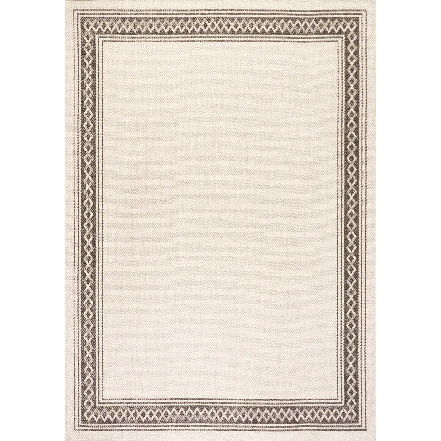 JONATHAN Y Havana Classic Diamond Border Indoor/Outdoor Area Rug