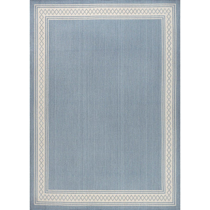 JONATHAN Y Havana Classic Diamond Border Indoor/Outdoor Area Rug