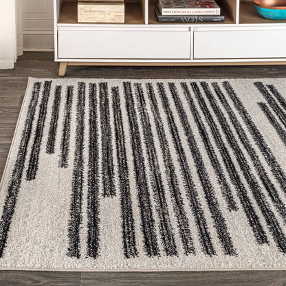 JONATHAN Y Aksil Modern Berber Stripe Area Rug