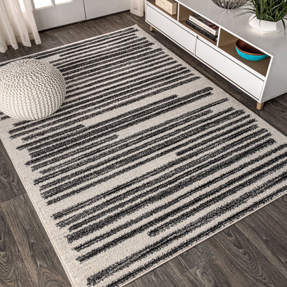 JONATHAN Y Aksil Modern Berber Stripe Area Rug