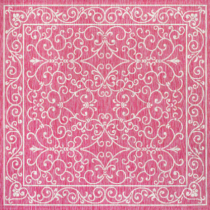JONATHAN Y Filigree Textured Weave Indoor/Outdoor Area Rug