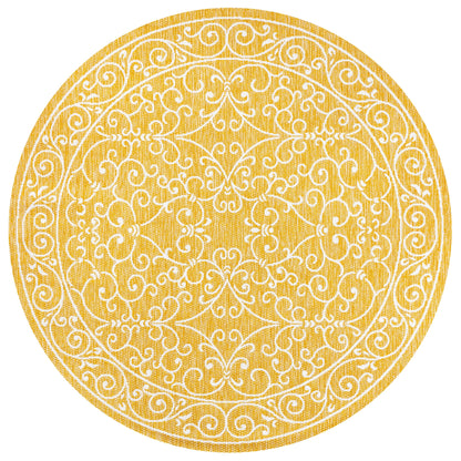 JONATHAN Y Filigree Textured Weave Indoor/Outdoor Area Rug